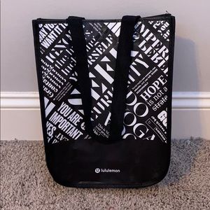 Lululemon tote bag